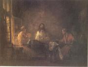 Rembrandt Peale The Pilgrims at Emmaus (mk05) USA oil painting artist